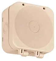 Коробка распределительная133х120х60 двухкомпонентн. для видеокамер HF IP68 беж. Ruvinil 67080БЖ