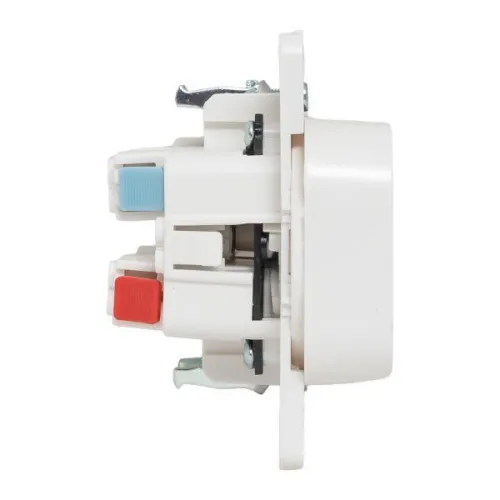 Розетка 2-м СП Стокгольм 10А IP20 без заземл. защ. шторки механизм бел. PROxima EKF EYR10-102-10 фото 3