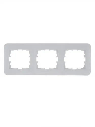 Рамка 3-м Karina Life горизонт. бел. LEZARD 708-0200-148