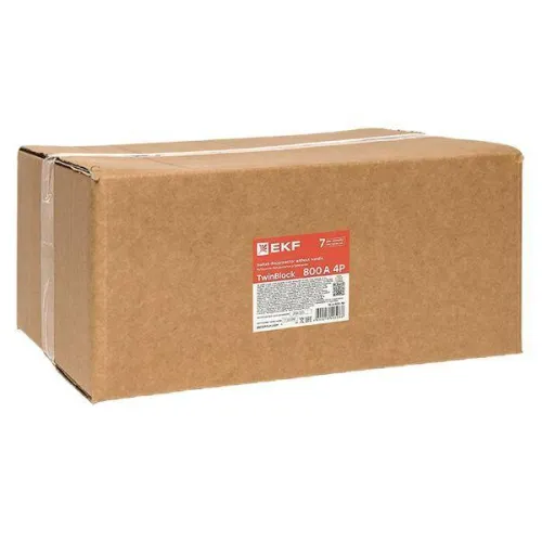 Рубильник 4п 800А без рукоятки управления TwinBlock EKF tb-s-800-4p фото 7