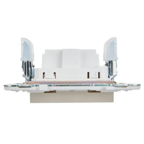 Розетка SKANDY 10А без заземл. без защ. шторок SK-R02B беж. IEK SK-R10-10-K10 фото 2