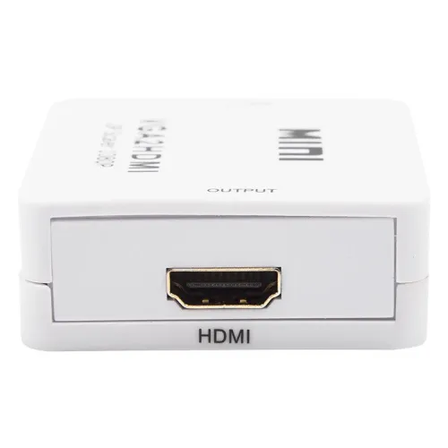 Конвертер VGA + Стерео 3.5мм на HDMI пластик бел. Rexant 17-6930 фото 4
