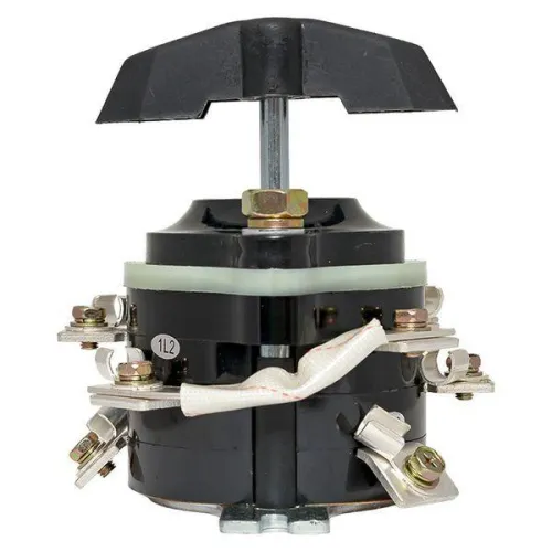 Переключатель пакетный реверсивный 1-кл. 100А IP00 ПП 3-100/Р М3 исп.3 черн. EKF pp-3-100-3r фото 2