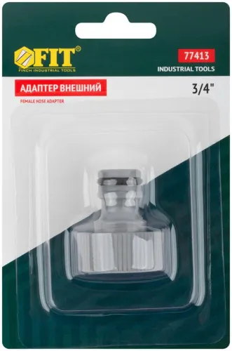 Адаптер внешний пластиковый 3/4дюйм FIT 77413 фото 3