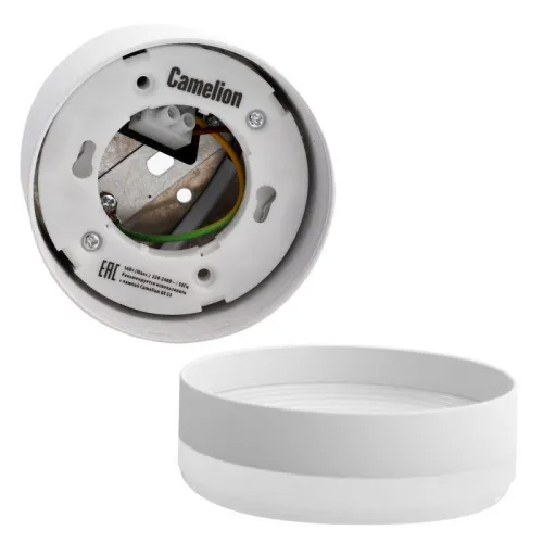 Светильник встраиваемый IP20 под лампу GX53 LGX53-02 C01 бел. Camelion 15396 фото 7