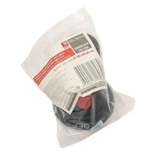 Рукоятка для управления через дверь рубильниками реверсивными (I-0-II) TwinBlock 160-250А PROxima EKF tb-160-250-dh-rev фото 7