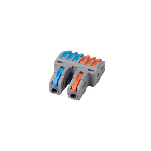 Клемма монтажная СМК PTC-2P 4226 BL/2 450В 32А 0.08-2.5(4.0)кв.мм JazzWay 5073784 фото 2