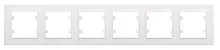 Рамка 6-м Karea горизонт. бел. Makel 56001706