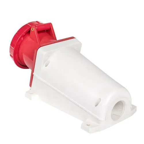 Розетка стационарная наружная 145 3P+PE+N 125А 380В IP67 EKF ps-145-125-380 фото 6