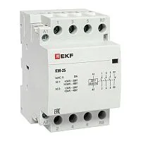 Контактор модульный КМ 25А 3NО+NC (3 мод.) EKF km-3-25-31