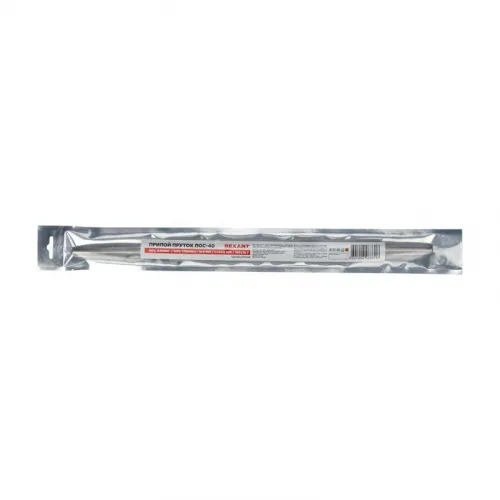 Припой пруток ПОС-40 (d8мм L400мм 195±10гр) Rexant 09-3541 фото 3