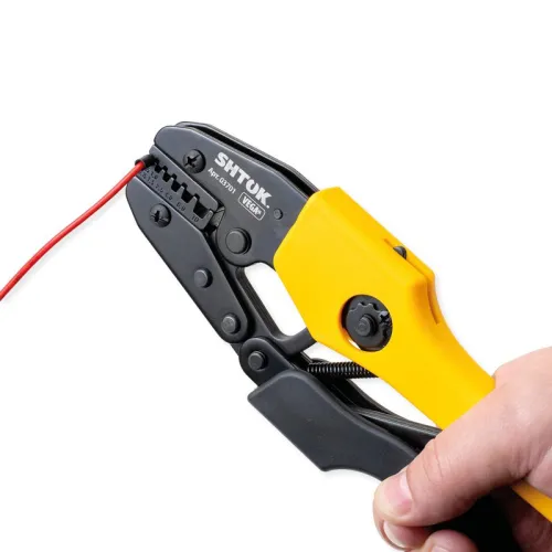 Пресс-клещи ПК-23+ матрица профиль трапеция 0.25-10.0кв.мм (03701) SHTOK 376208 фото 4