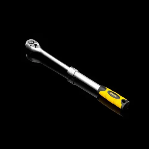 Ключ телескопический трещоточный 1/2 330-460мм CrV двухкомпонентн. рукоятка Kranz KR-12-8411 фото 4