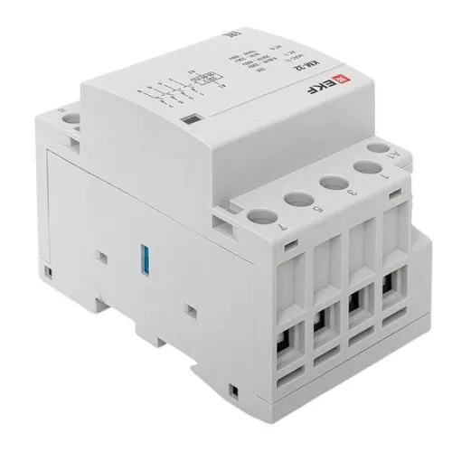 Контактор модульный КМ 32А 4NО (3 мод.) EKF km-3-32-40 фото 2