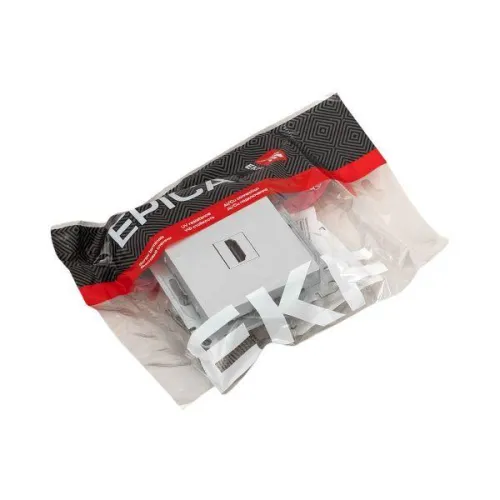 Розетка СП Эпика HDMI механизм алюм. EKF UP1-SOA-HDMI фото 7