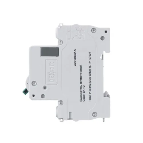 Выключатель автоматический модульный 1п C 10А 4.5кА ВА-101 DEKraft 11053DEK фото 2