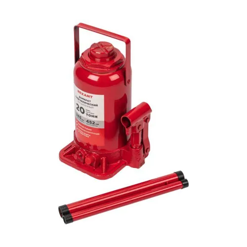 Домкрат гидравлический бутылочный 20т Rexant 80-0616 фото 3