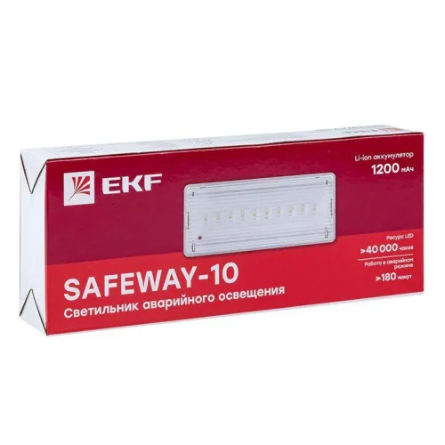 Светильник аварийного освещения SAFEWAY-10 LED PROxima EKF dpa-201 фото 2