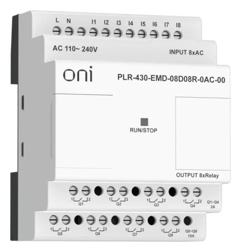 Модуль расширения входов выходов ПЛК 430 8 DI 8 RO 220В AC ONI PLR-430-EMD-08D08R-0AC-00