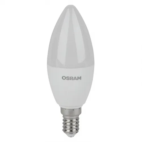 Лампа светодиодная LED Value LVCLB60 7SW/865 7Вт свеча матовая E14 230В 2х5 RU (уп.5шт) OSRAM 4058075577985 фото 2
