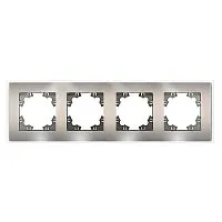 Рамка 4-м Афина стеклянная мокко UNIVersal 2287