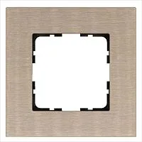 Рамка 1-м G-Metal метал. алюм. шампань Champagne Gold Jasmart G1001AG