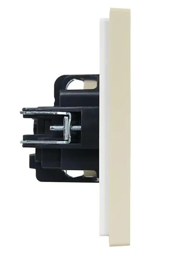 Розетка СП FORTE&PIANO FP416 16А с заземл. без защ. шторок винт. крепл. ваниль IEK FP-R11-16-K10 фото 5