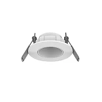 Рамка для модульного светильника Hottel 01 круглая встраив. 65х24 (м. о. 52мм) бел. VARTON V4-R0-00.0100.HT0-0001