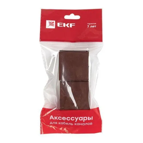 Соединитель 40х25 под темн. дерево Plast PROxima (уп.4шт) EKF cond-40-25x4 фото 7