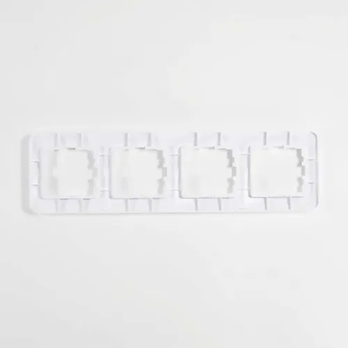 Рамка 4-м Karina Life горизонт. бел. LEZARD 708-0200-149 фото 3