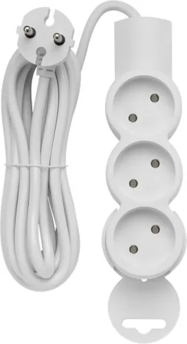 Удлинитель 3х3м без заземл. ПВС 2х0.75 REV 32002 1 фото 3