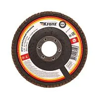 Круг лепестковый торцевой P80 115х22.2мм Kranz KR-90-0007
