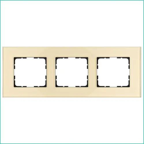 Рамка 3-м G-Glass стекло шампань Champagne Gold Jasmart G1003GG