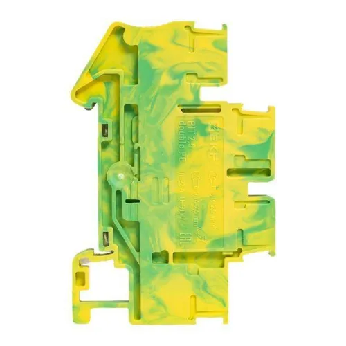 Колодка клеммная пружинная двухуровневая 2.5 Push-in земля EKF PIT-2.5-double-pe фото 5