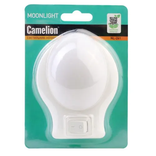 Светильник светодиодный ночник LED с выкл 220В NL-261 Camelion 15379 фото 4