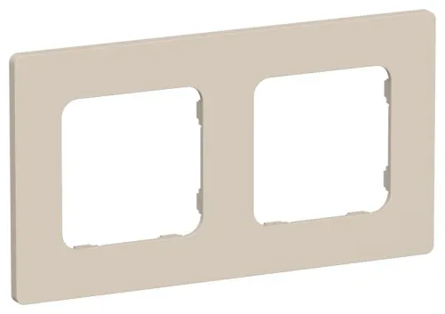 Рамка 2-м СП FLITE РУ-2-К-ФлЛ льняной IEK FI-M22-32-20-K88