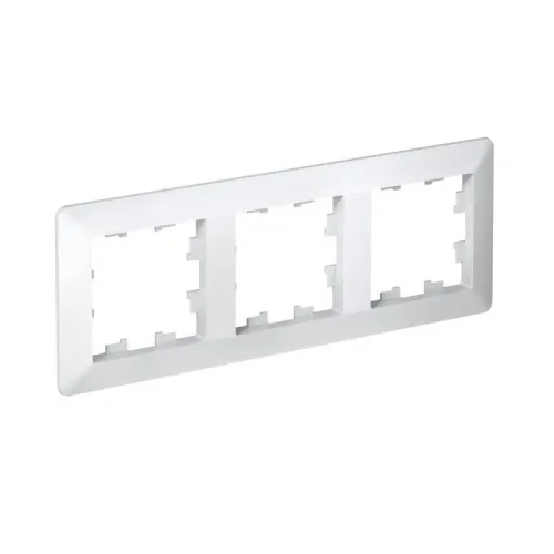 Рамка 3-м AtlasDesign Air бел./дым. бел. SE ATN220103