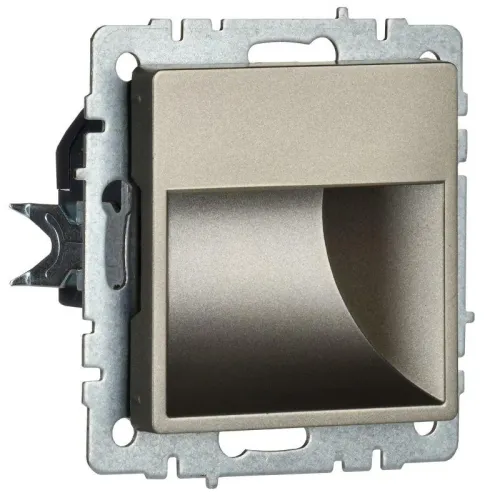 Подсветка светодиодная BRITE встраив. ПЛ20-БрШ механизм шампань IEK BR-FL20-K37 фото 6