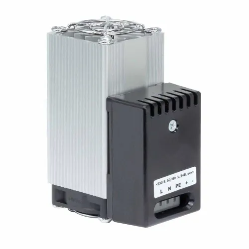 Обогреватель компактный с кабелем и вентилятором 100Вт 230В + 24В DC DKC R5FMHT100