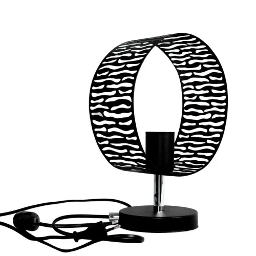 Светильник "Дакар" ННБ 63-60-020 (ИМ) настольный шнур черн. черн. муар Элетех 1005405058