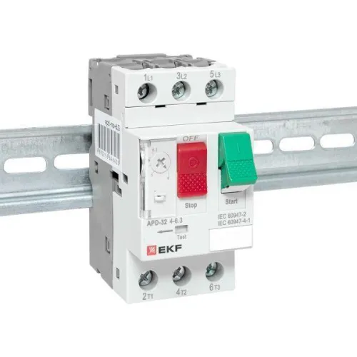 Выключатель автоматический для защиты двигателя АПД-32 4-6.3А EKF apd-me-6.3 фото 10