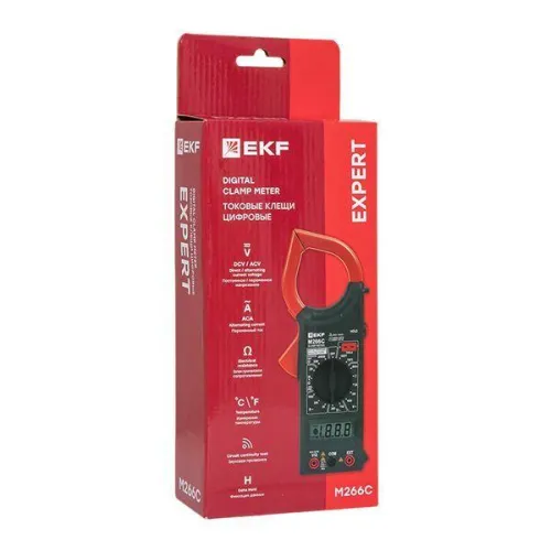 Клещи токовые цифровые M266C Expert EKF In-180702-pc266C фото 4