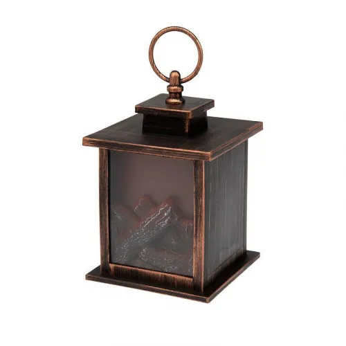 Камин светодиодный "Кантри" 12х12х18.5см эффект живого огня элементы питания 3хAAA (не в компл.) Neon-Night 511-031 фото 9