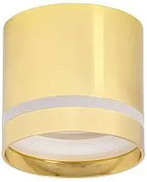 Светильник 4016 накладной потолочный под лампу GX53 золото IEK LT-UPB0-4016-GX53-1-K22