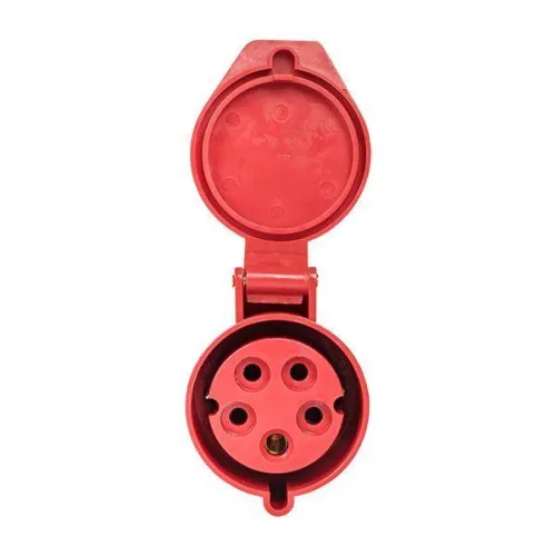 Розетка кабельная 16А 380В 3P+РЕ+N IP44 (215) EKF ps-215-16-380 фото 3