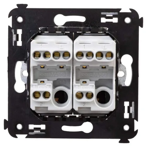 Переключатель 2-кл. 2мод. СП Avanti "Ванильная дымка" 16А IP20 беж. DKC 4405114 фото 4