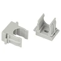 Держатель для труб (клипса) d16мм для прямого монтажа CLIP-16-G-MP сер. (уп.100шт) Эра Б0062103