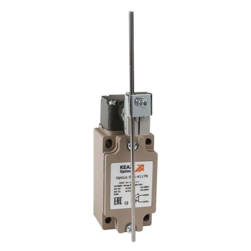 Выключатель концевой OptiLiS D4B-4117N шток регулируемый метал. EN 50041 XCKJ10559H29 КЭАЗ 365330