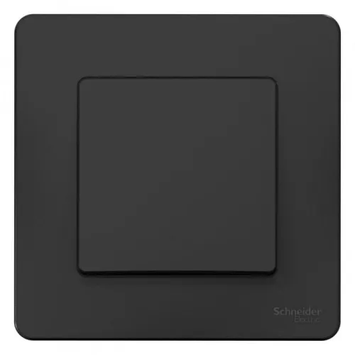 Выключатель 1-кл. СП Blanca 10А IP20 (сх. 1) 250В антрацит SE BLNVS010106 фото 5