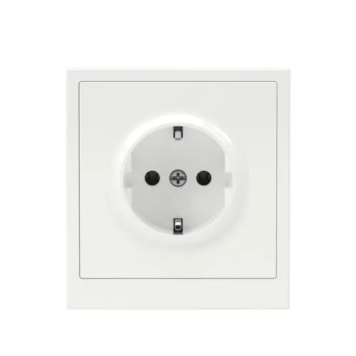Розетка силовая KANT 2P+E без шторки бел. магнолия DKC 7000033 фото 6